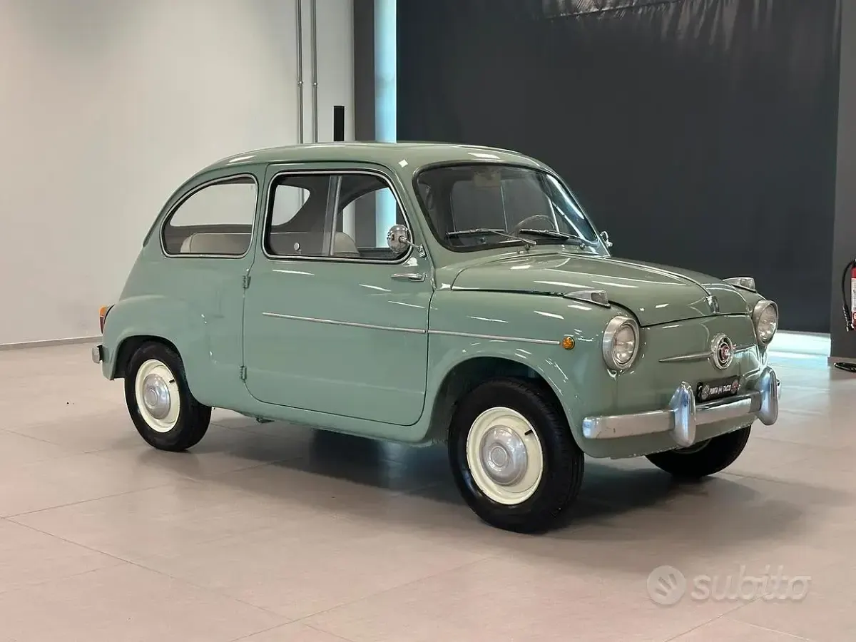 Usata Fiat 600 26 CV (19 kW) 1950 Verde Utilitaria