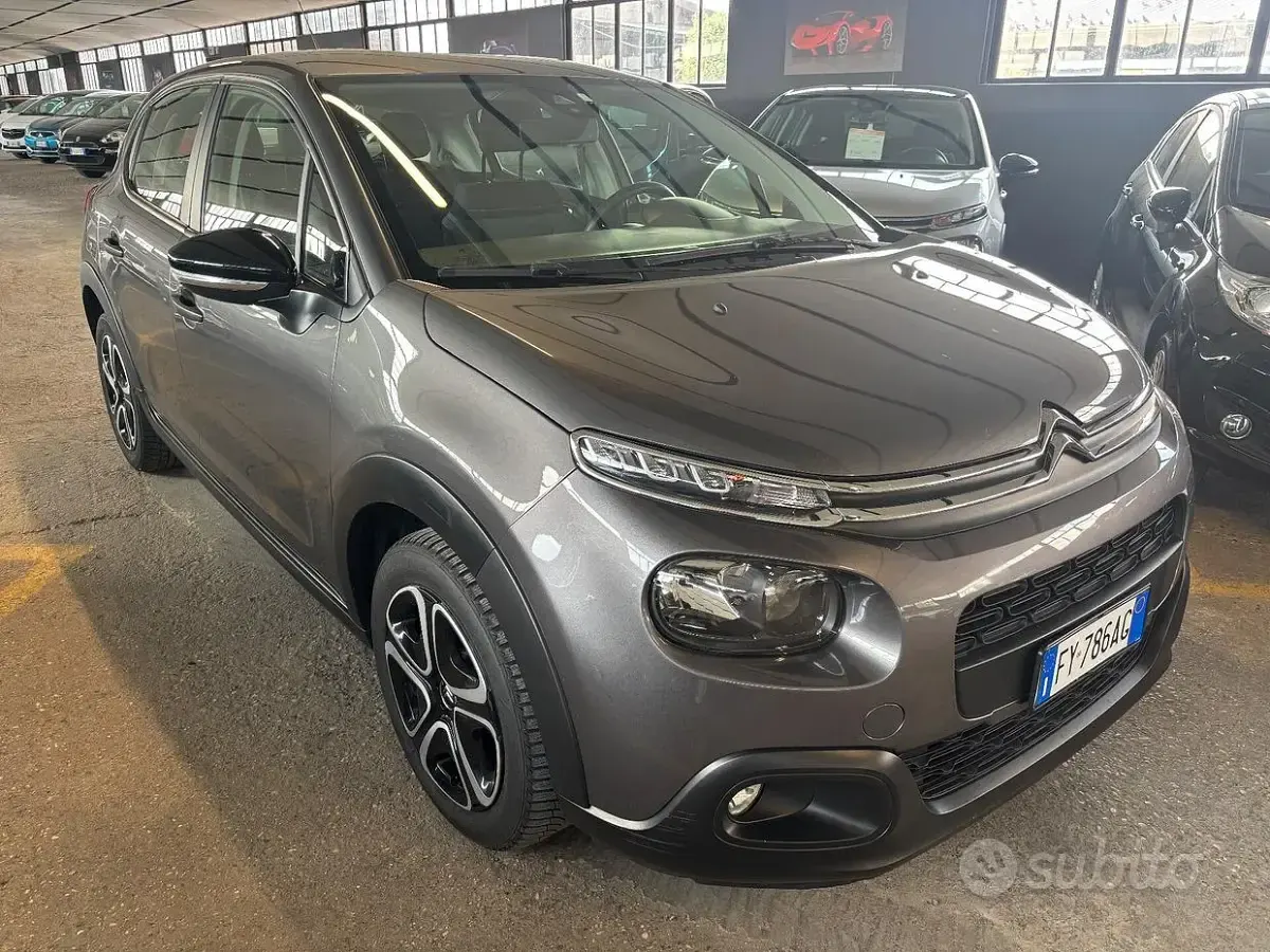 Usata Citroën C3 Feel 83 CV (61 kW) 2019 Grigio Utilitaria