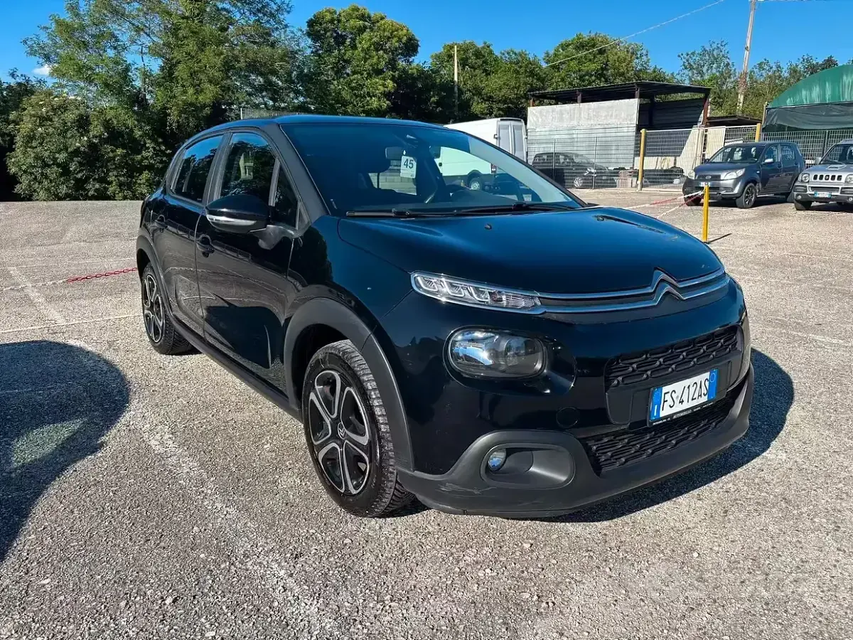 Usata Citroën C3 82 CV (60 kW) 2018 Nero Utilitaria