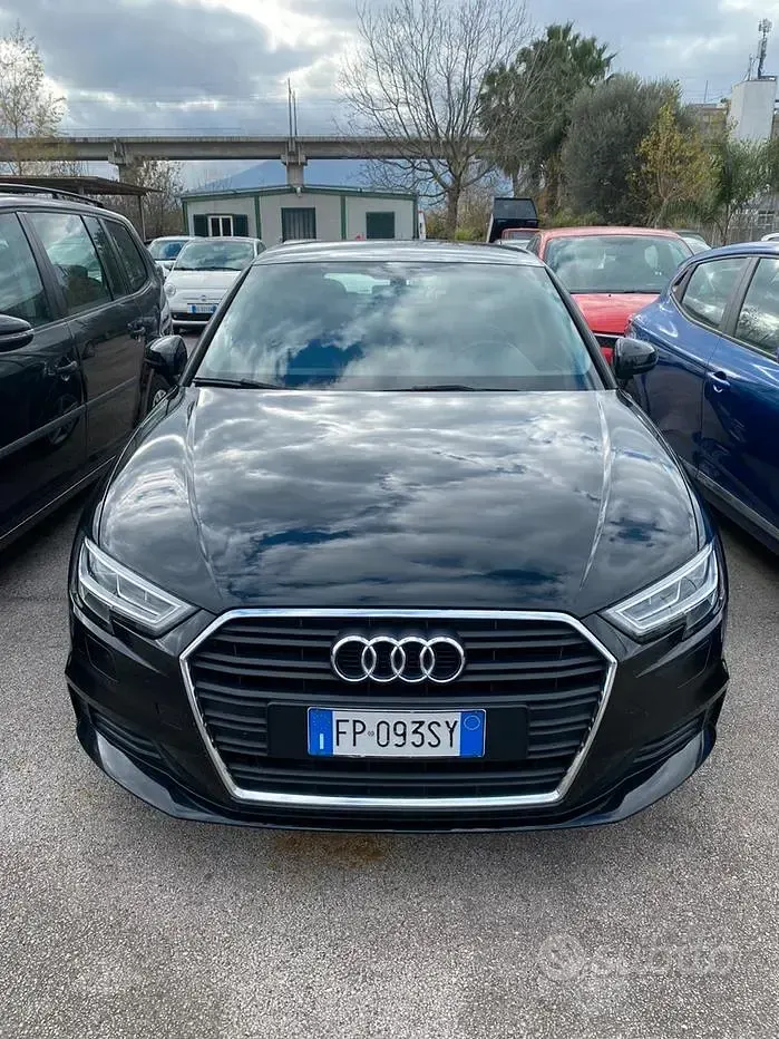 Usata Audi A3 150 CV (110 kW) 2018 Nero Berlina