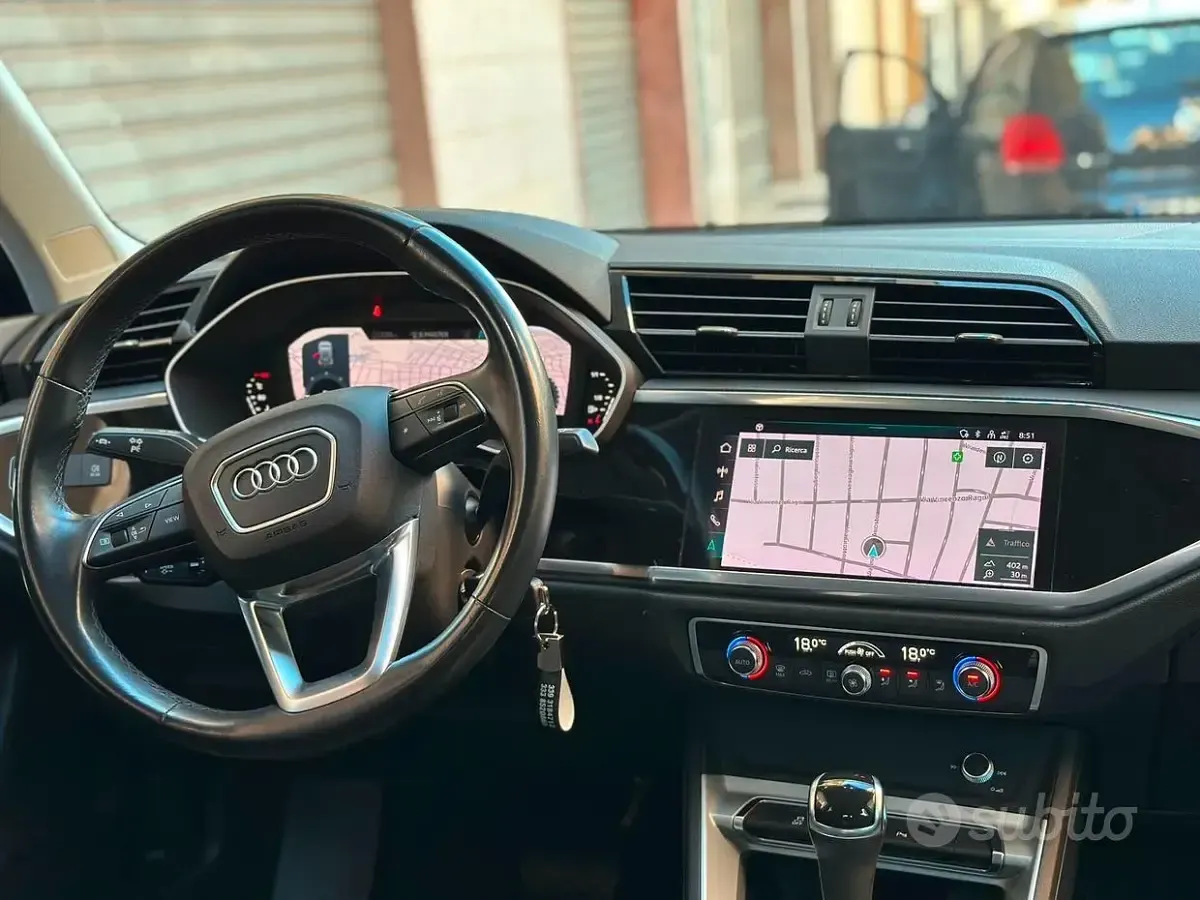 Usata Audi Q3 Advanced 150 CV (110 kW) 2021 Nero SUV