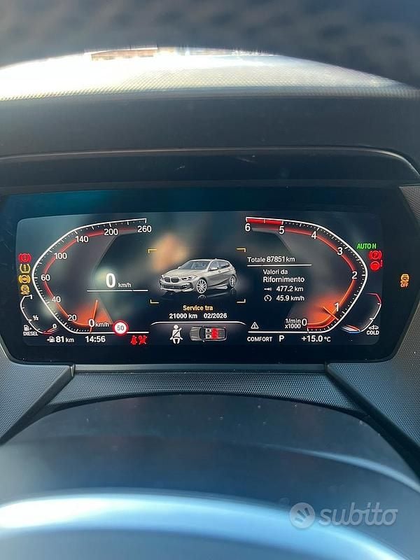 Usata BMW 118 M Sport 150 CV (110 kW) 2022 Grigio Utilitaria