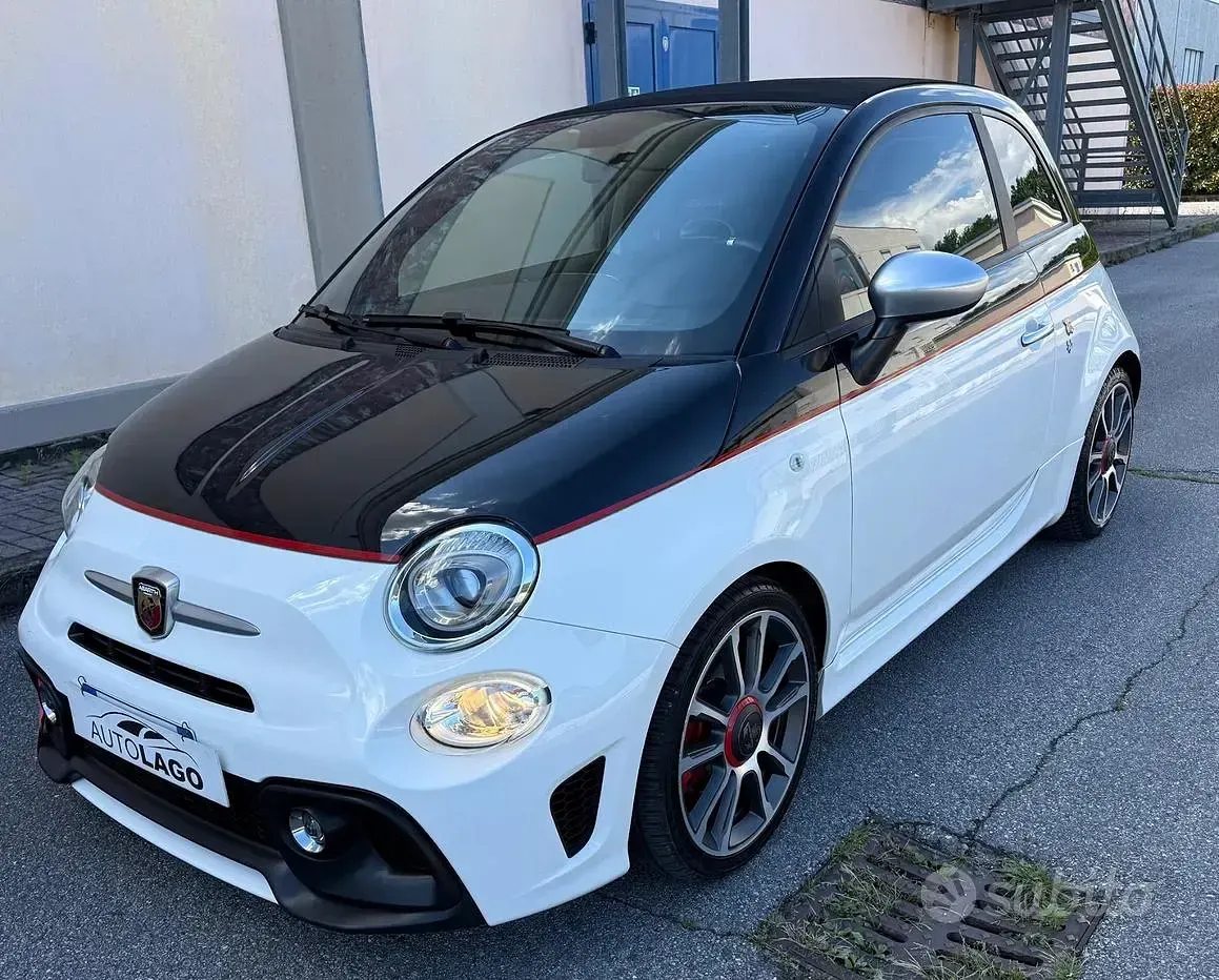 Usata Abarth 595C Turismo 165 CV (121 kW) 2018 Bianco Cabrio