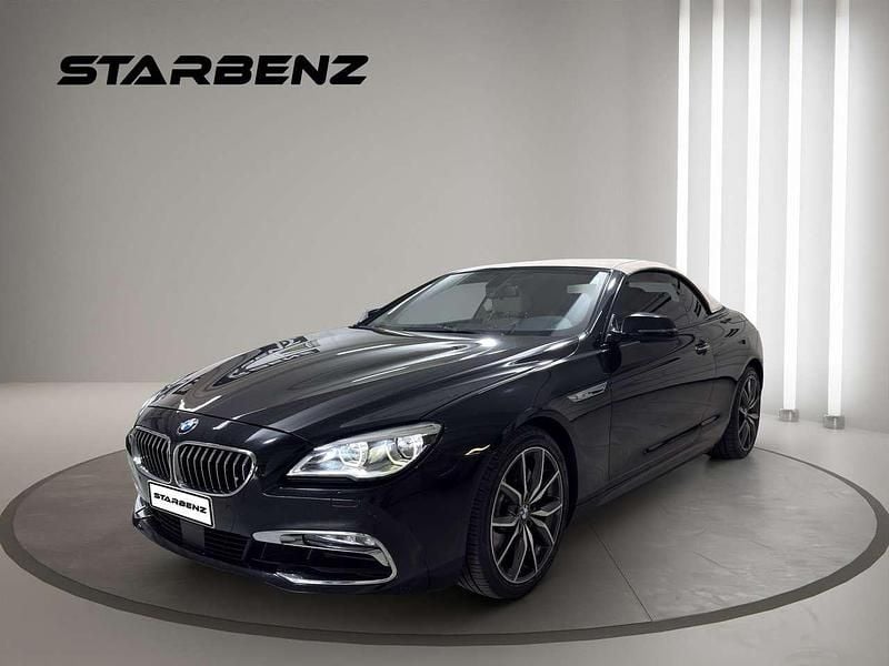 Usata BMW 640 Cabriolet 313 CV (230 kW) 2015 Nero Cabrio