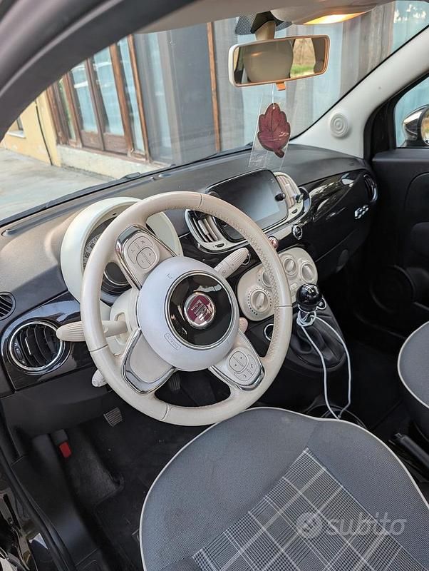 Usata Fiat 500 69 CV (50 kW) 2019 Nero Berlina