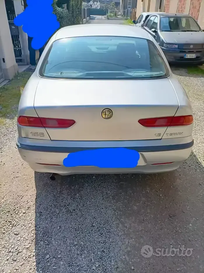 Usata Alfa Romeo 156 144 CV (105 kW) 1998 Grigio Berlina