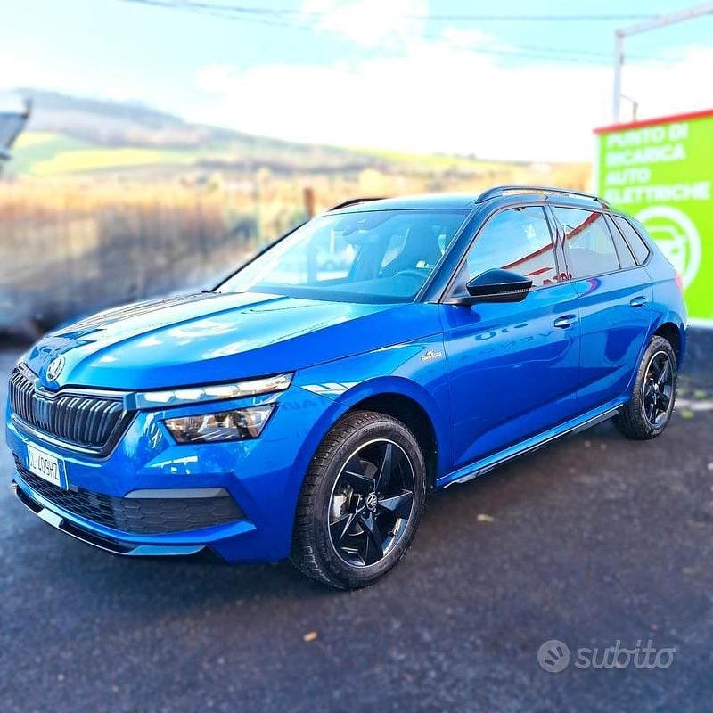Usata Skoda Kamiq Monte Carlo 90 CV (66 kW) 2022 Blu SUV