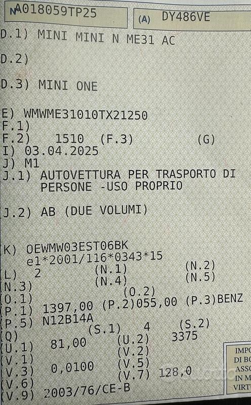 Begagnad Mini ONE 75 HK (55 kW) 2009 Halvkombi