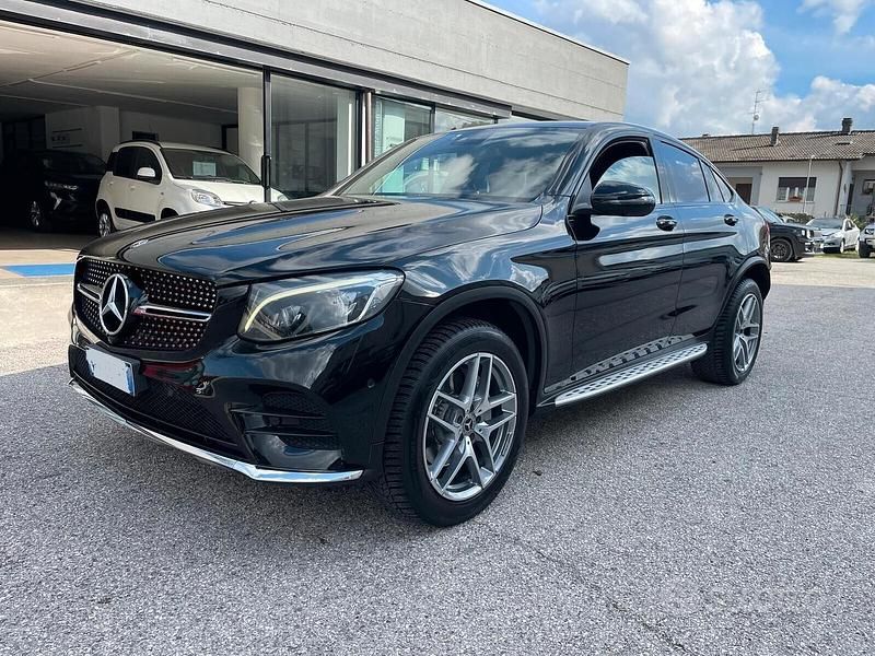 Usata Mercedes GLC220 Premium 170 CV (125 kW) 2017 Nero Coupé