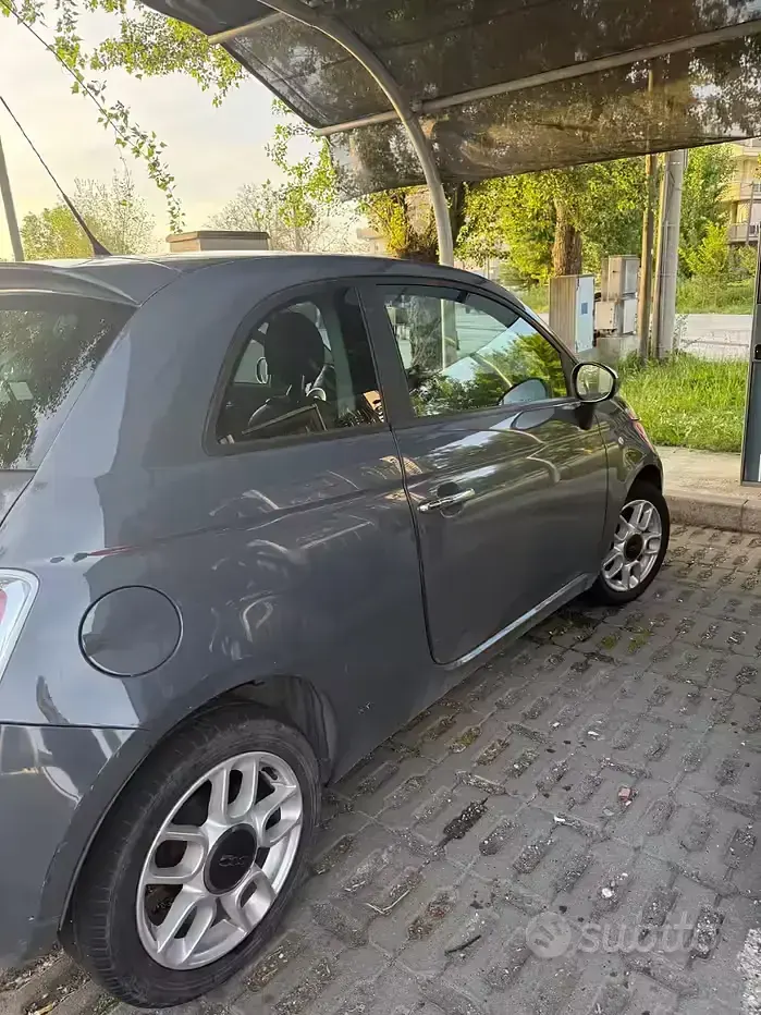 Usata Fiat 500 69 CV (50 kW) 2011 Grigio Berlina