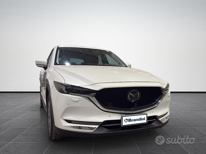 Usata Mazda CX-5 Exclusive 184 CV (135 kW) 2019 Bianco perlato SUV