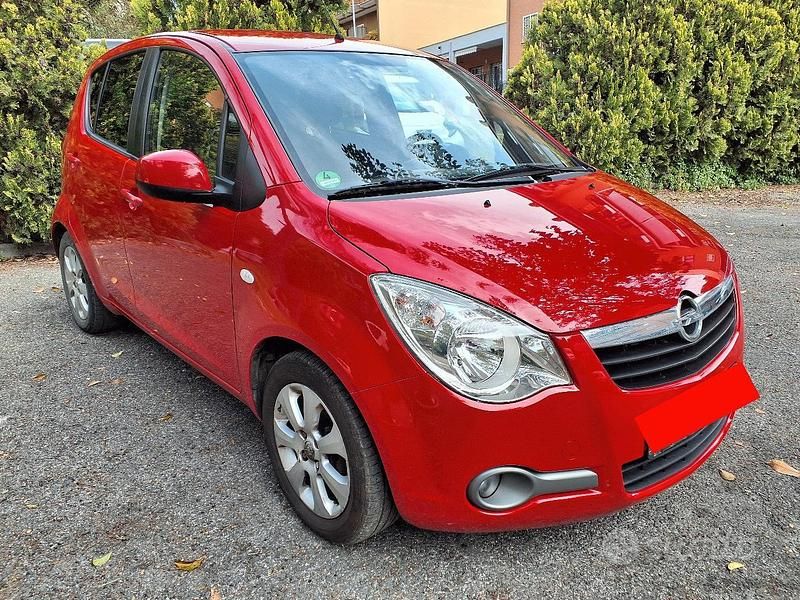 Usata Opel Agila Eco 68 CV (50 kW) 2009 Rosso Utilitaria