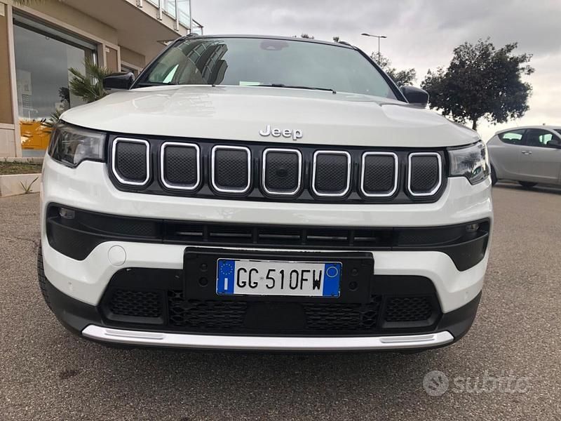 Usata Jeep Compass 130 CV (95 kW) 2021 Bianco SUV