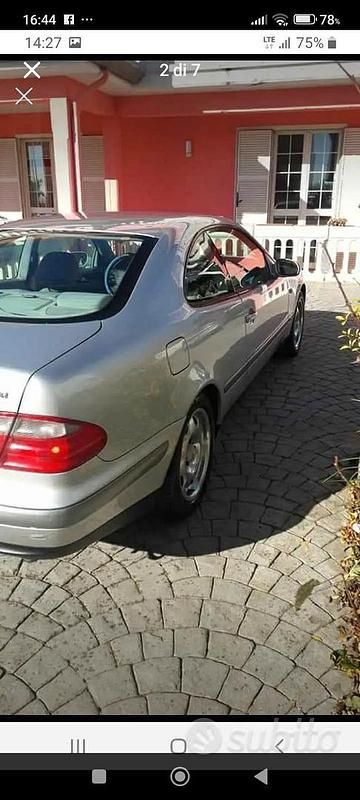 Usata Mercedes CLK200 136 CV (100 kW) 1998 Grigio Coupé