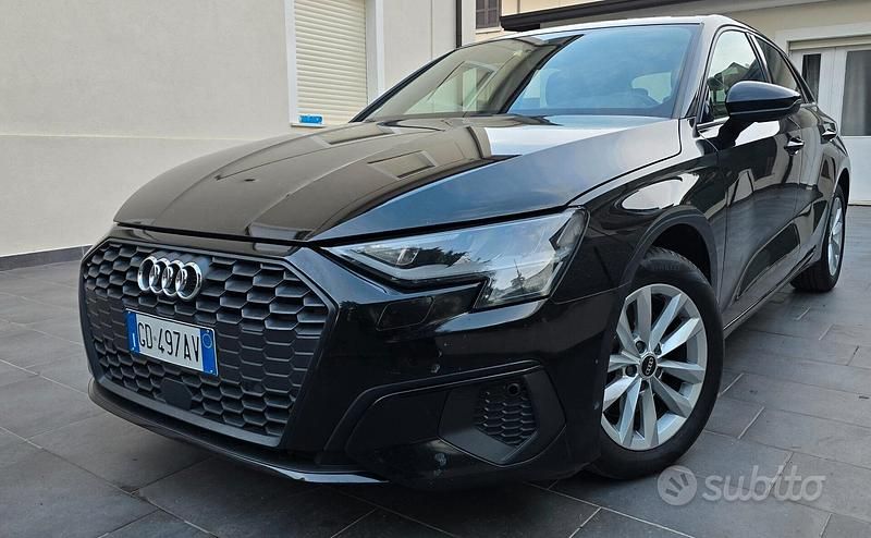 Usata Audi A3 Advanced 149 CV (109 kW) 2020 Nero Berlina