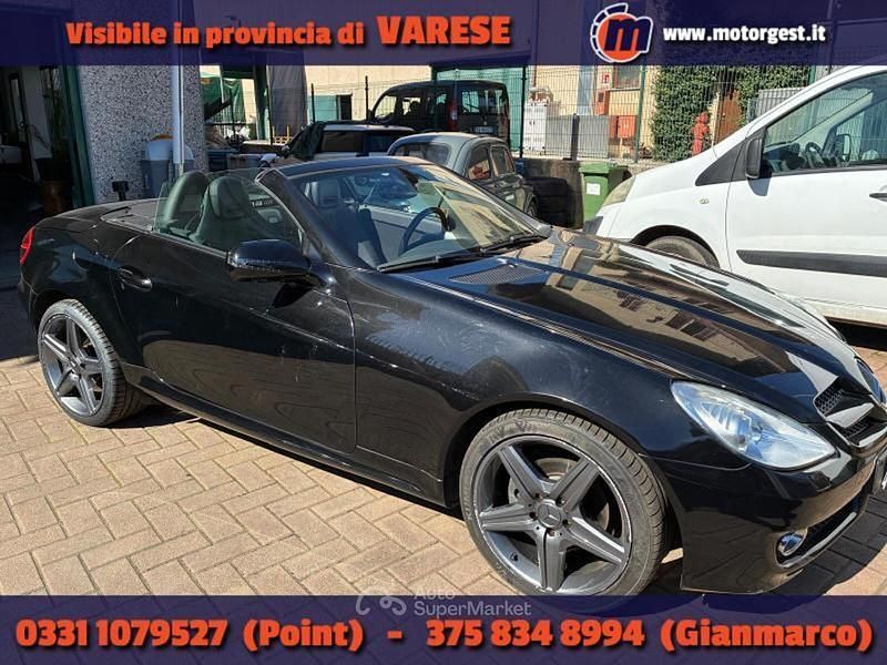 Usata Mercedes SLK200 184 CV (135 kW) 2009 Nero Cabrio