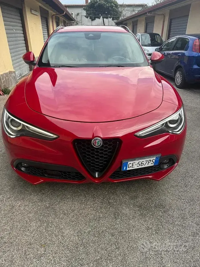 Usata Alfa Romeo Stelvio 190 CV (139 kW) 2021 Rosso SUV
