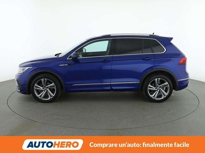 Usata VW Tiguan R-line 150 CV (110 kW) 2021 Blu SUV