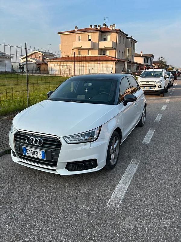 Usata Audi A1 90 CV (66 kW) 2015 Bianco Utilitaria