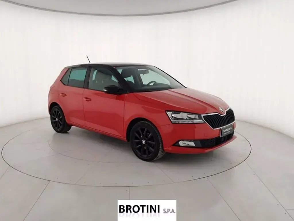 Usata Skoda Fabia 60 CV (44 kW) 2020 Rosso pastello Utilitaria