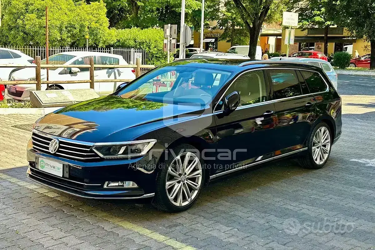Usata VW Passat Executive 150 CV (110 kW) 2018 Nero Station wagon