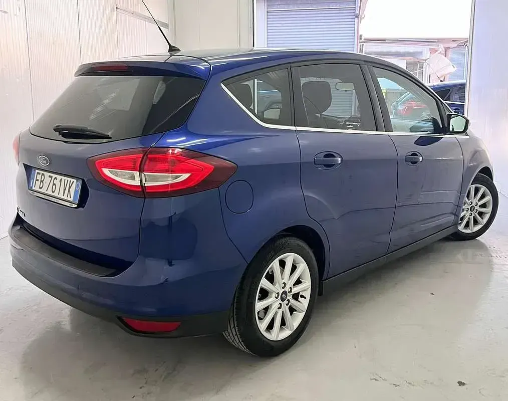 Usata Ford C-MAX Titanium S 120 CV (88 kW) 2015 Blu/azzurro Monovolume