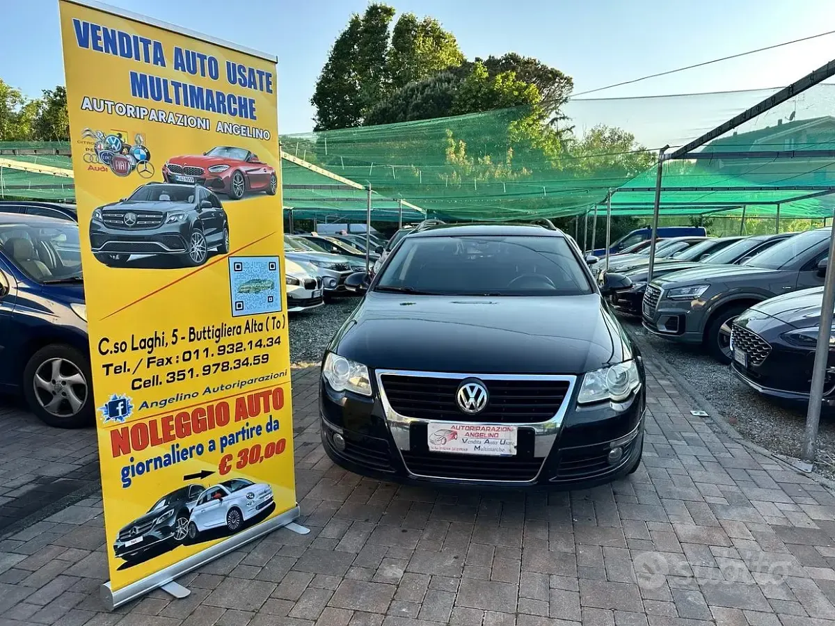 Usata VW Passat 105 CV (77 kW) 2008 Nero Station wagon