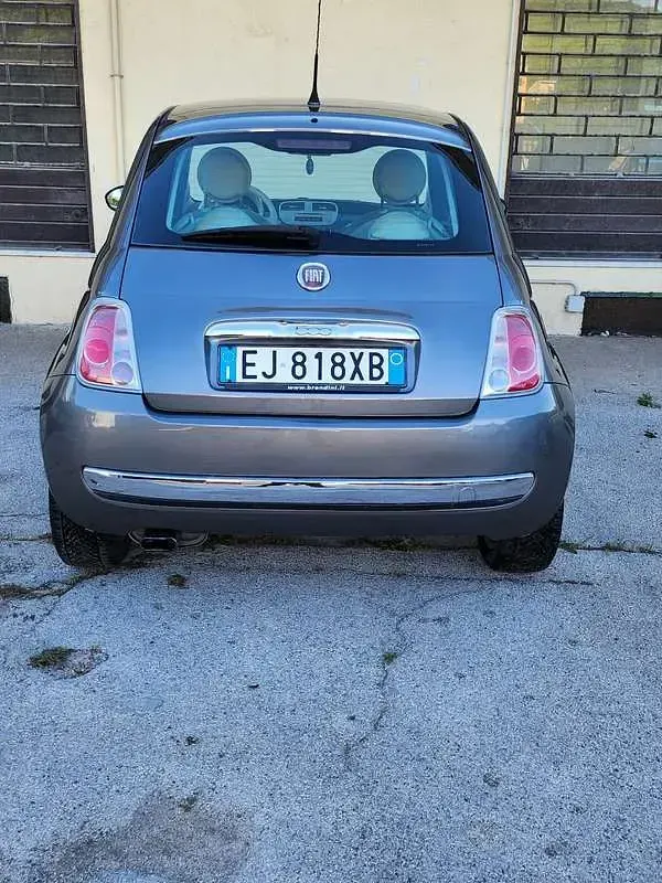 Usata Fiat 500 Lounge 69 CV (50 kW) 2011 Grigio Utilitaria