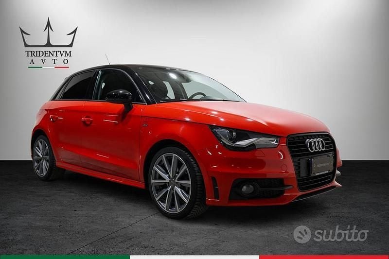 Usata Audi A1 Sportback Admired 90 CV (66 kW) 2014 Rosso Utilitaria