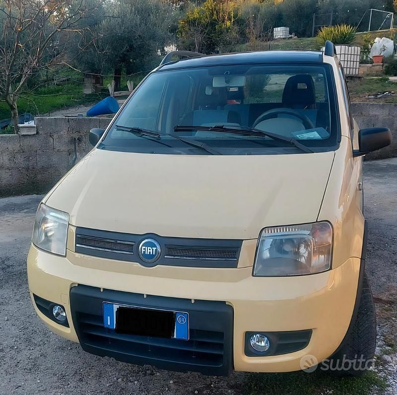 Usata Fiat Panda 4x4 2004 Giallo Utilitaria