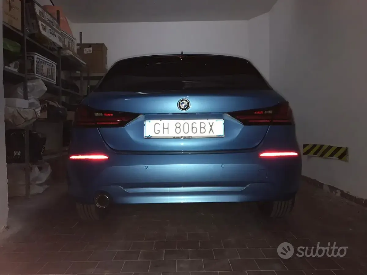 Usata BMW 116 Advantage 116 CV (85 kW) 2019 Blu Utilitaria