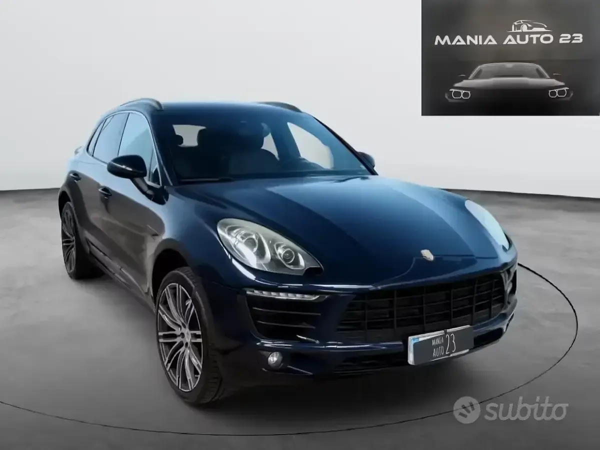 Usata Porsche Macan 250 CV (183 kW) 2016 Blu SUV