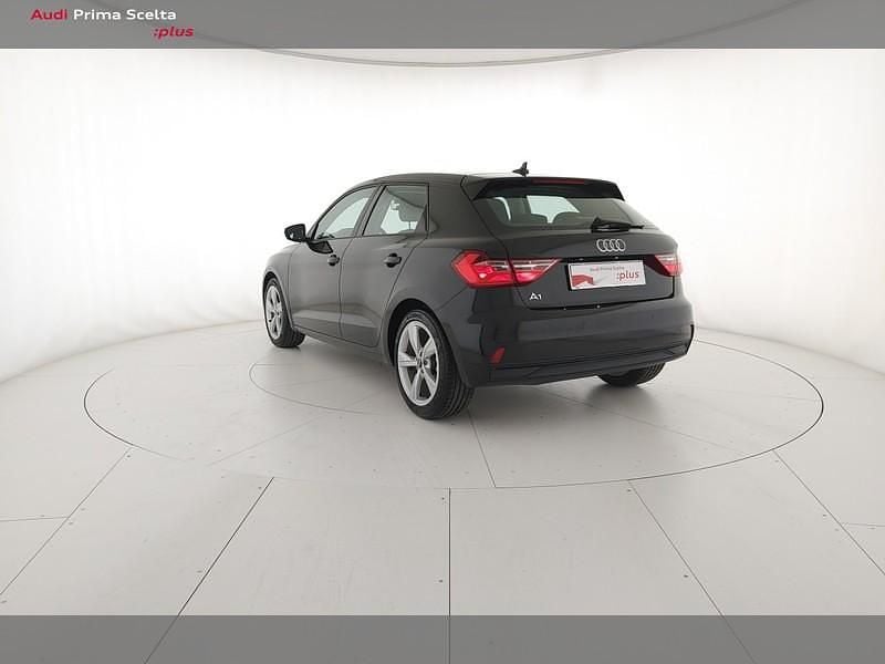Usata Audi A1 Sportback 110 CV (80 kW) 2020 Nero mito metallizzato Utilitaria