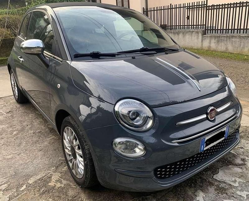 Usata Fiat 500C Lounge 69 CV (50 kW) 2020 Grigio Cabrio