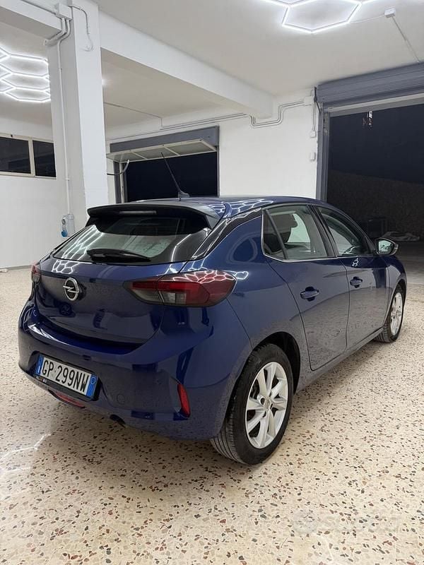 Usata Opel Corsa Elegance 100 CV (73 kW) 2021 Blu Utilitaria