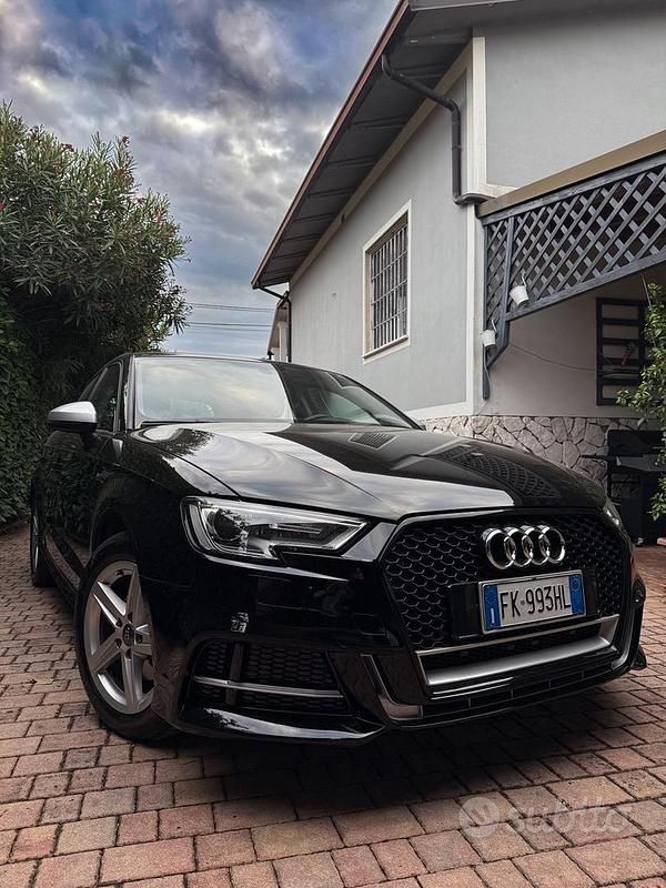 Usata Audi A3 Comfort 116 CV (85 kW) 2017 Nero Berlina