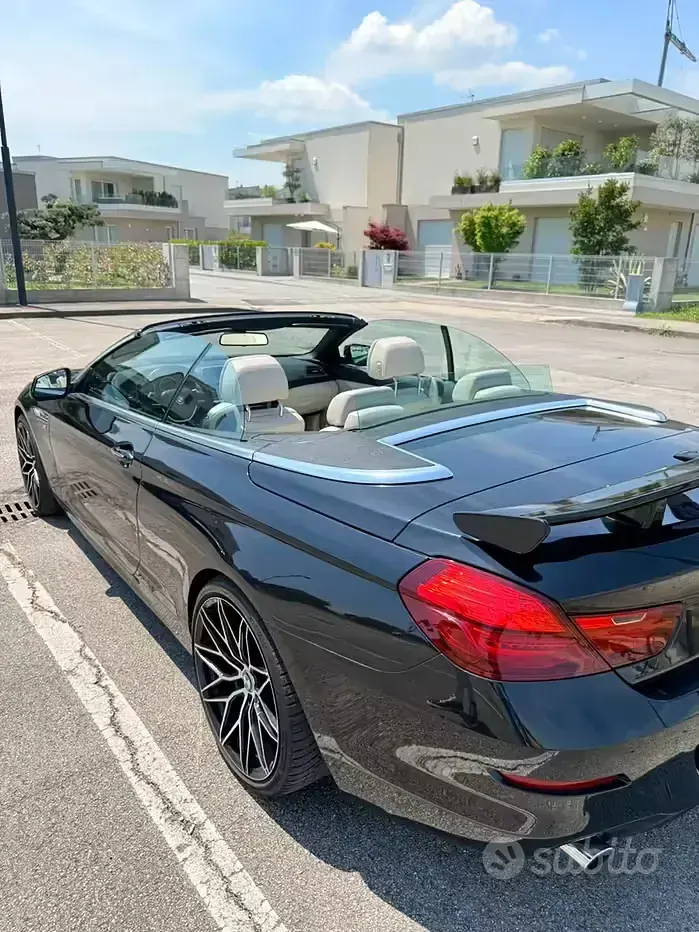 Usata BMW 640 Cabriolet M Sport 313 CV (230 kW) 2013 Nero Cabrio