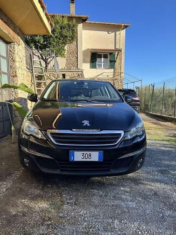 Usata Peugeot 308 Business-Line 120 CV (88 kW) 2015 Nero Berlina