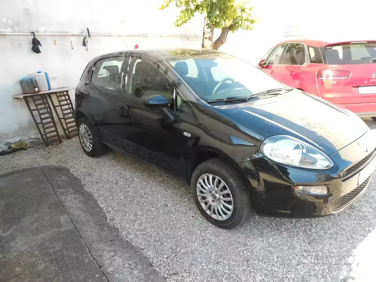Usata Fiat Punto Lounge 70 CV (51 kW) 2015 Nero Utilitaria