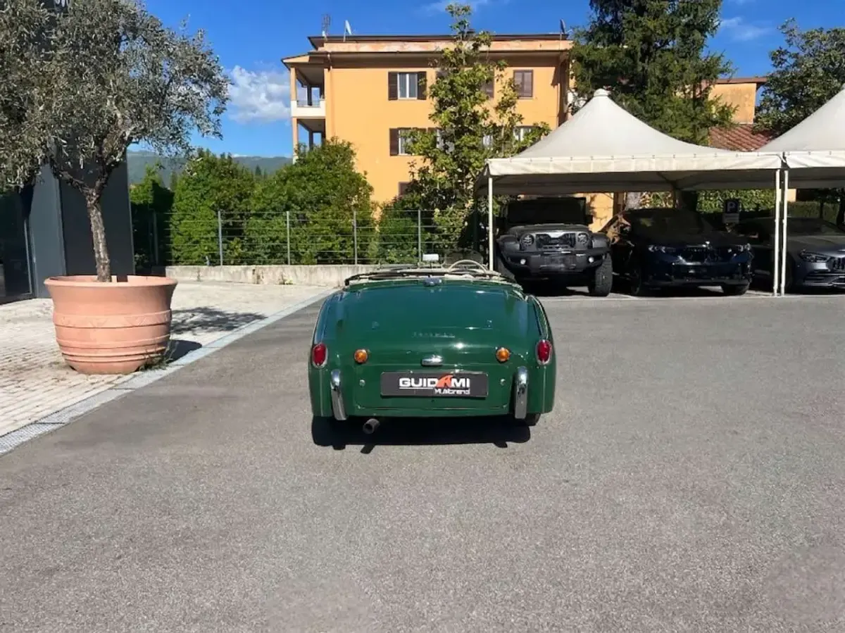 Usata Triumph TR3 95 CV (69 kW) 1956 Verde Cabrio