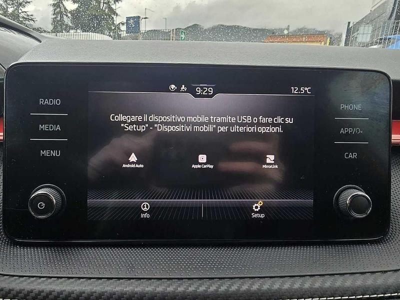 Usata Skoda Fabia Monte Carlo 110 CV (80 kW) 2023 Rosso Utilitaria