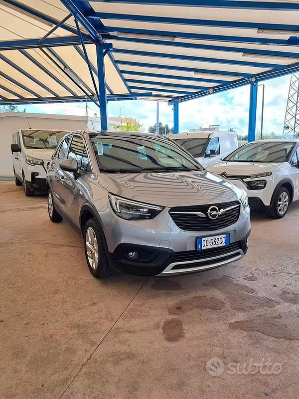 Usata Opel Crossland X Innovation 120 CV (88 kW) 2020 Grigio SUV