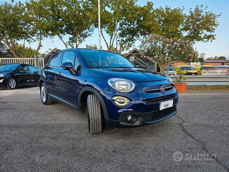 Usata Fiat 500X Connect 130 CV (95 kW) 2021 Blu SUV