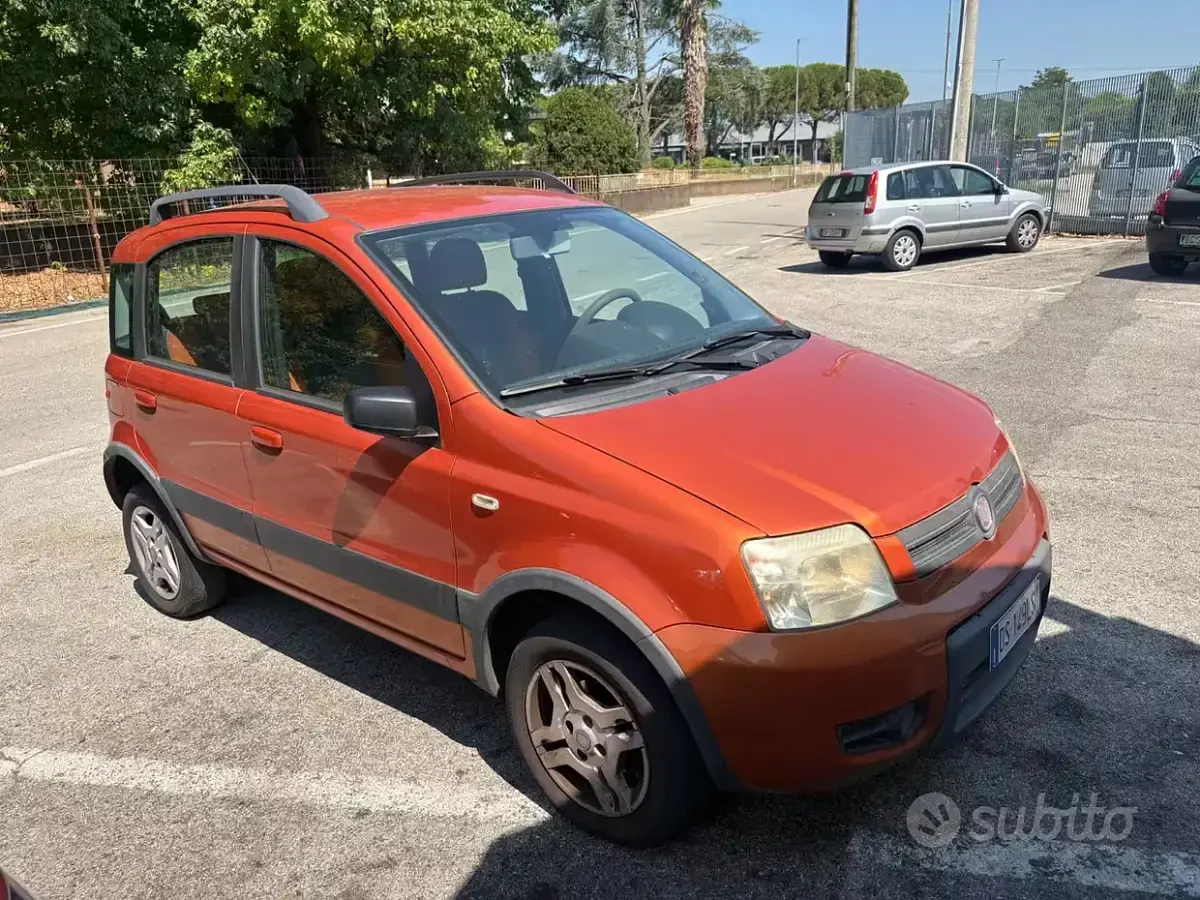 Usata Fiat Panda 60 CV (44 kW) 2008 Arancione Utilitaria