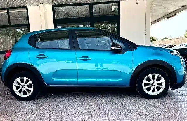 Usata Citroën C3 Feel 83 CV (61 kW) 2021 Verde acqua Utilitaria