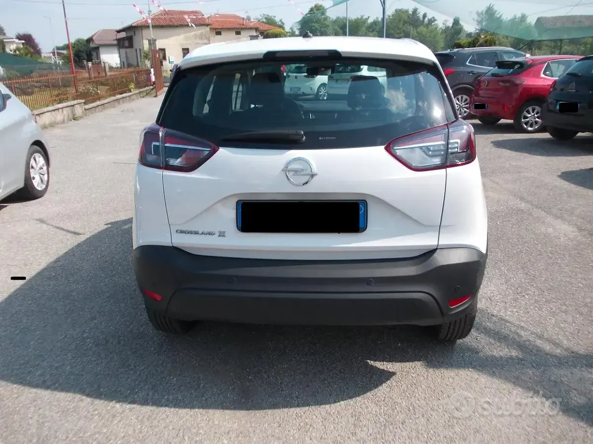 Usata Opel Crossland X 83 CV (61 kW) 2019 Bianco SUV