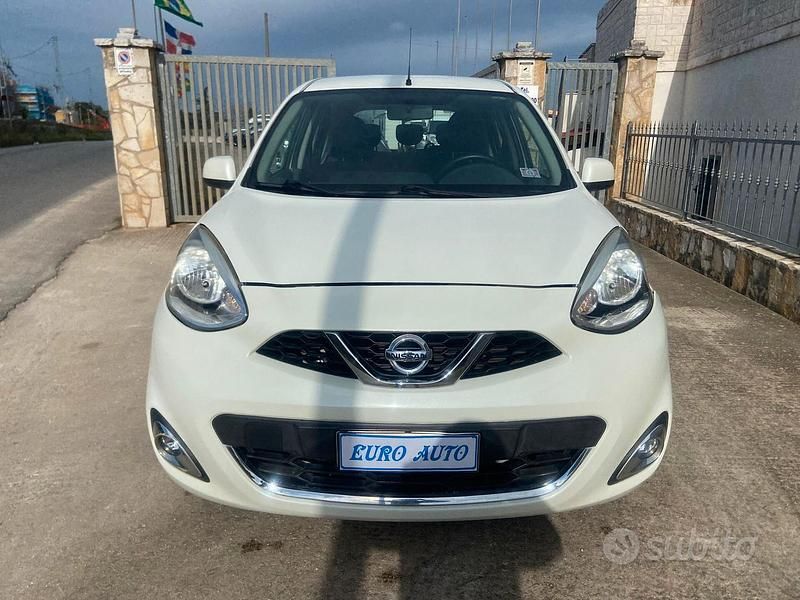 Usata Nissan Micra Acenta 80 CV (58 kW) 2015 Bianco Utilitaria