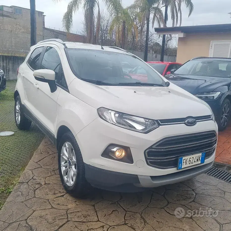 Usata Ford Ecosport Titanium 95 CV (69 kW) 2017 Bianco SUV