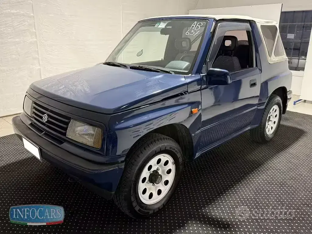 Usata Suzuki Vitara 80 CV (58 kW) 1994 Blu pastello Cabrio