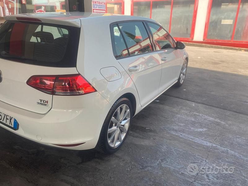 Usata VW Golf VII 115 CV (84 kW) 2015 Bianco Berlina